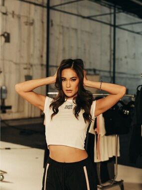 SSDDNFGU WOLF BABY TEE in WHITE